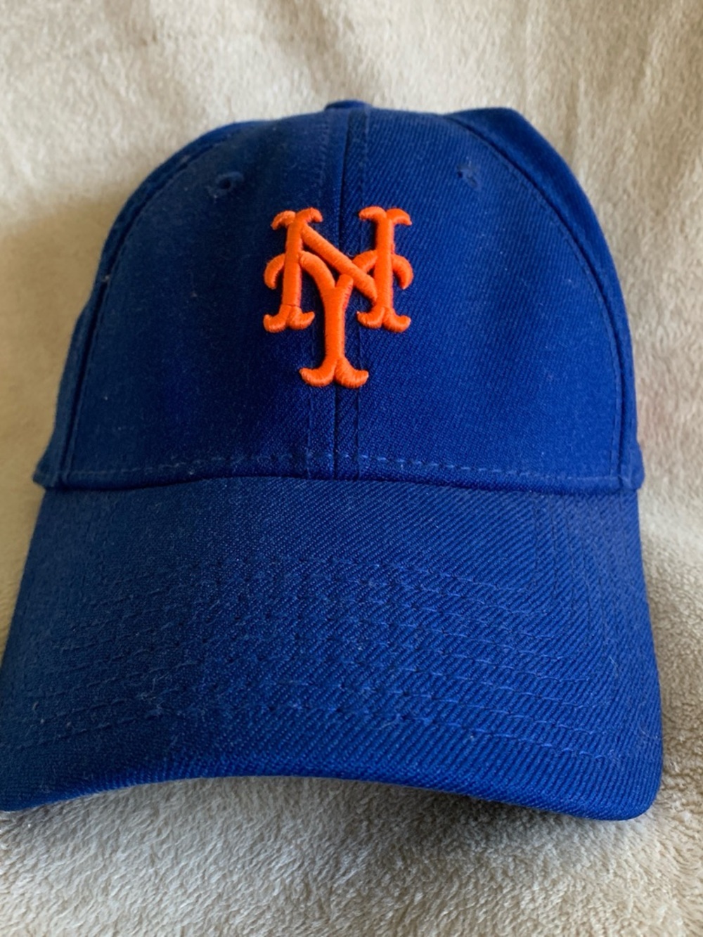 MLB New York Mets Blue and Orange Baseball Cap